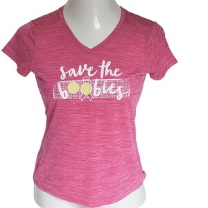 Pink Breast Cancer Athletic Top  Sz XS
